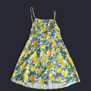 Lemon Print Sundress